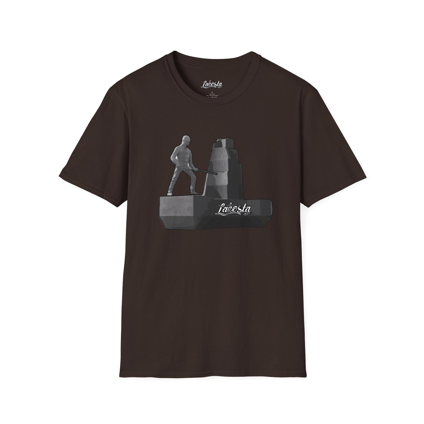 Lakosta Monument to the Miner Unisex Softstyle T-Shirt