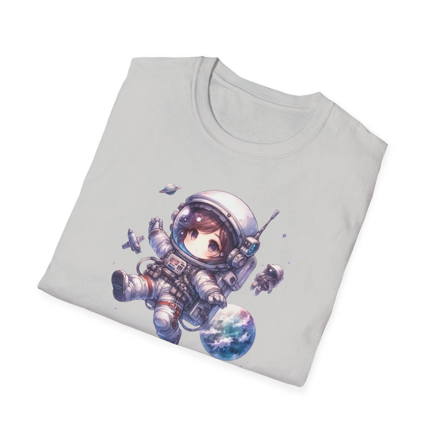 Cute Little Astronaut 3 Unisex Softstyle T-Shirt