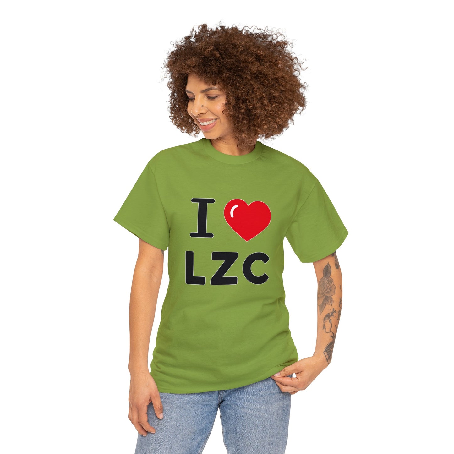 I Love LZC Unisex Heavy Cotton Tee