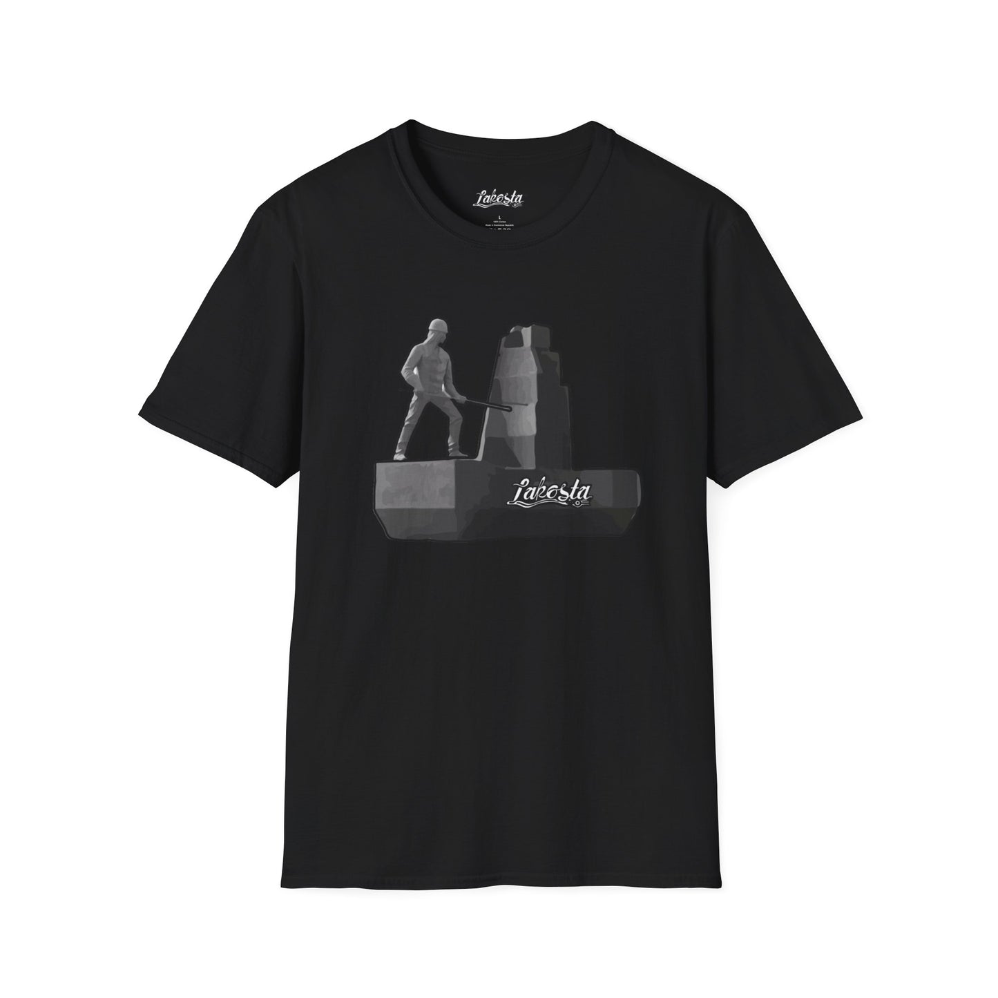 Lakosta Monument to the Miner Unisex Softstyle T-Shirt