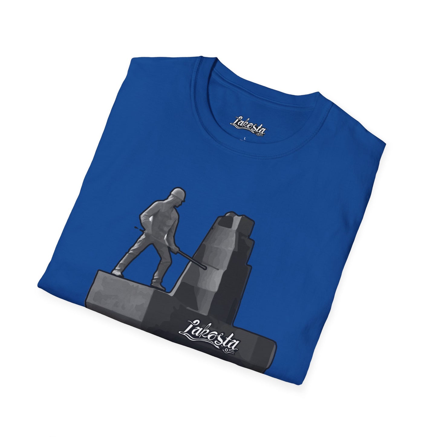Lakosta Monument to the Miner Unisex Softstyle T-Shirt