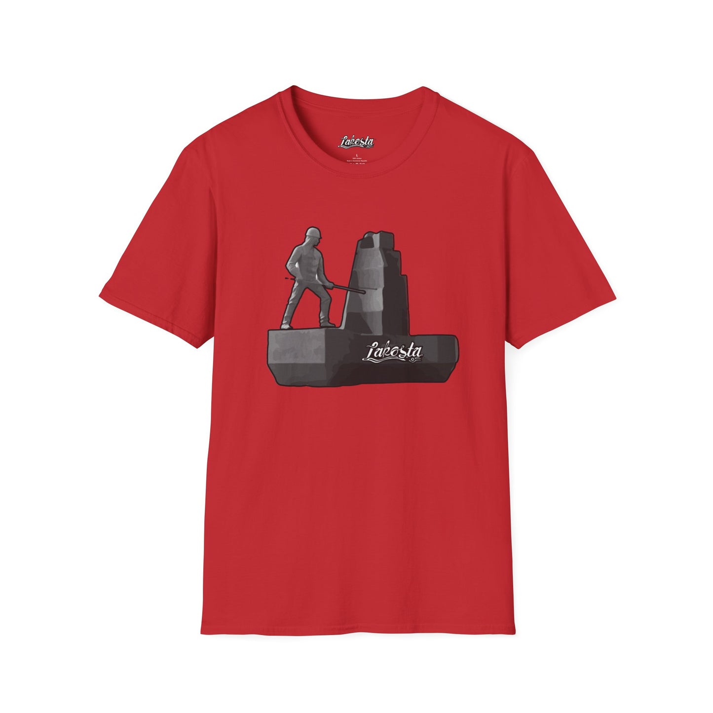 Lakosta Monument to the Miner Unisex Softstyle T-Shirt