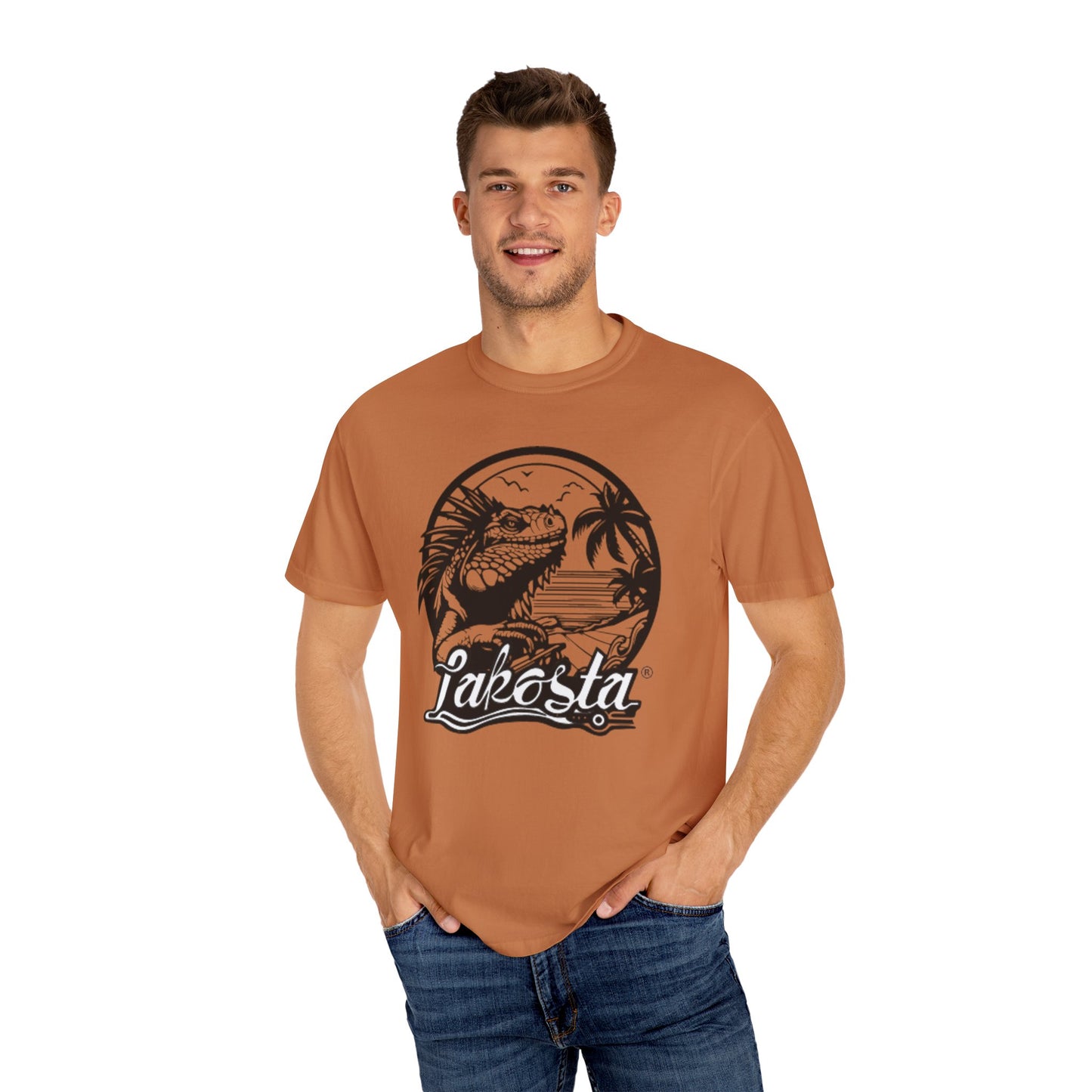 Lakosta Iguana Unisex Garment-Dyed T-shirt