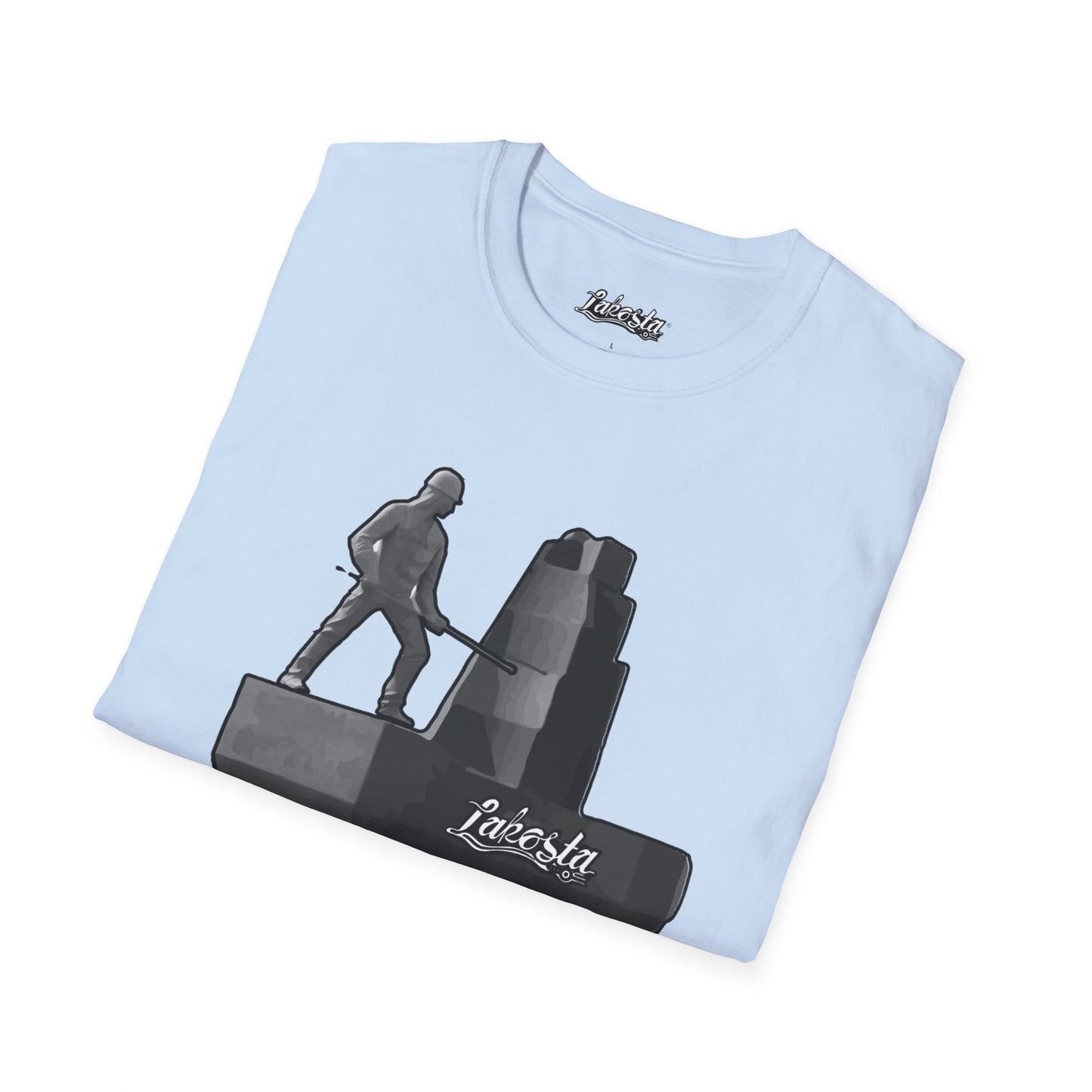 Lakosta Monument to the Miner Unisex Softstyle T-Shirt