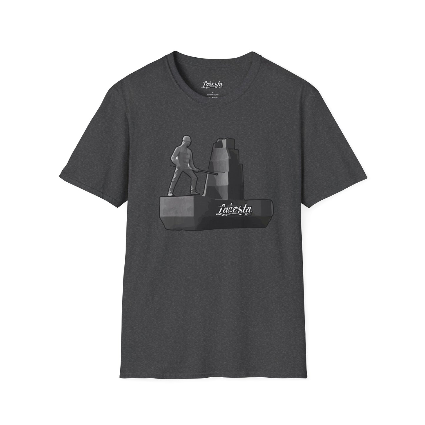 Lakosta Monument to the Miner Unisex Softstyle T-Shirt