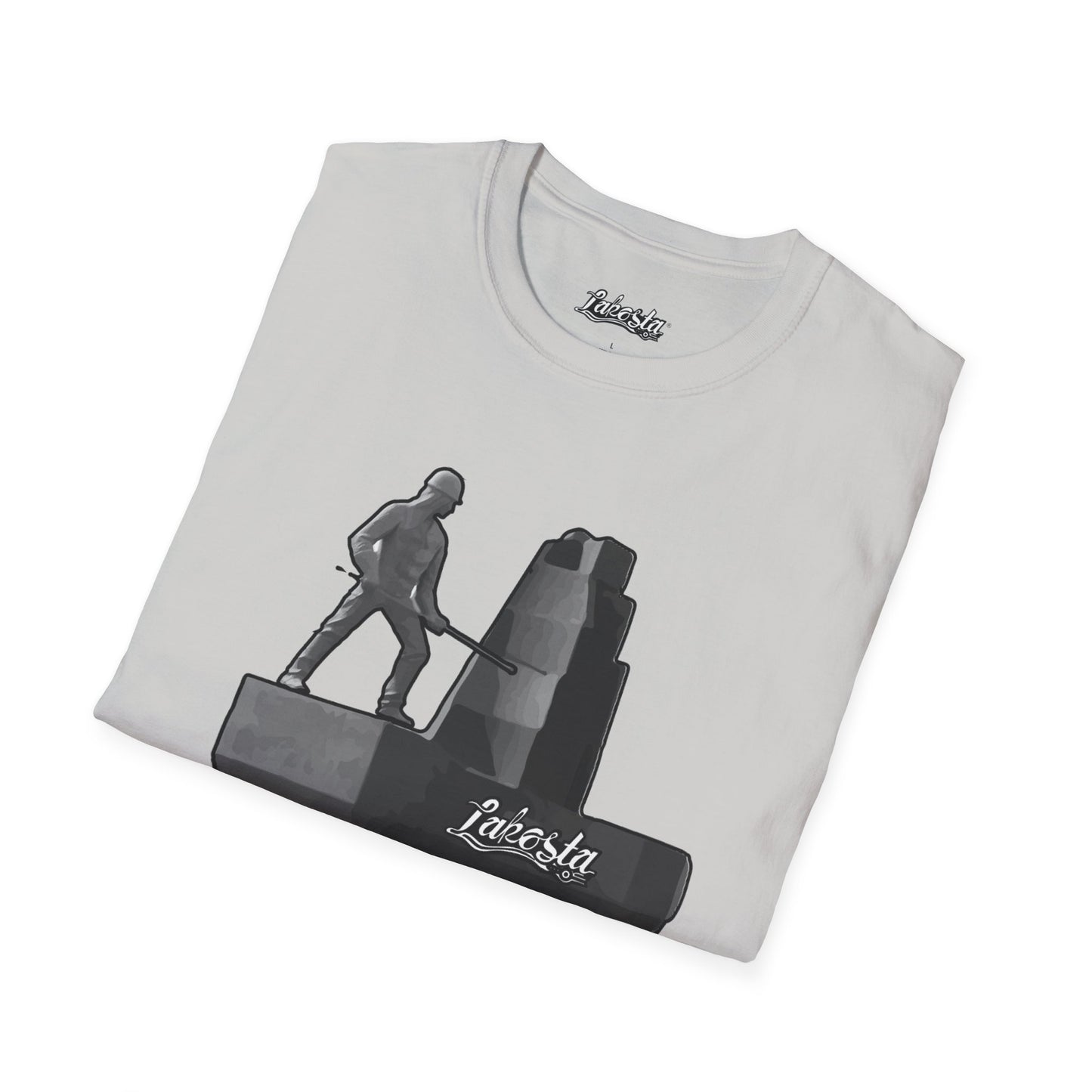 Lakosta Monument to the Miner Unisex Softstyle T-Shirt