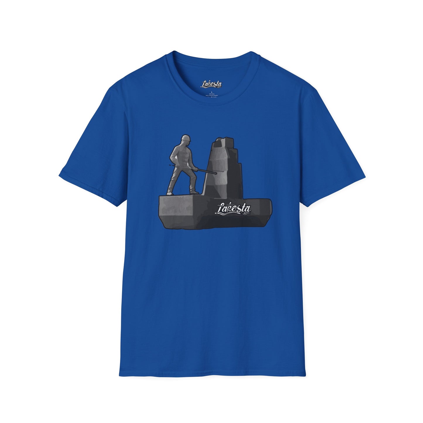 Lakosta Monument to the Miner Unisex Softstyle T-Shirt