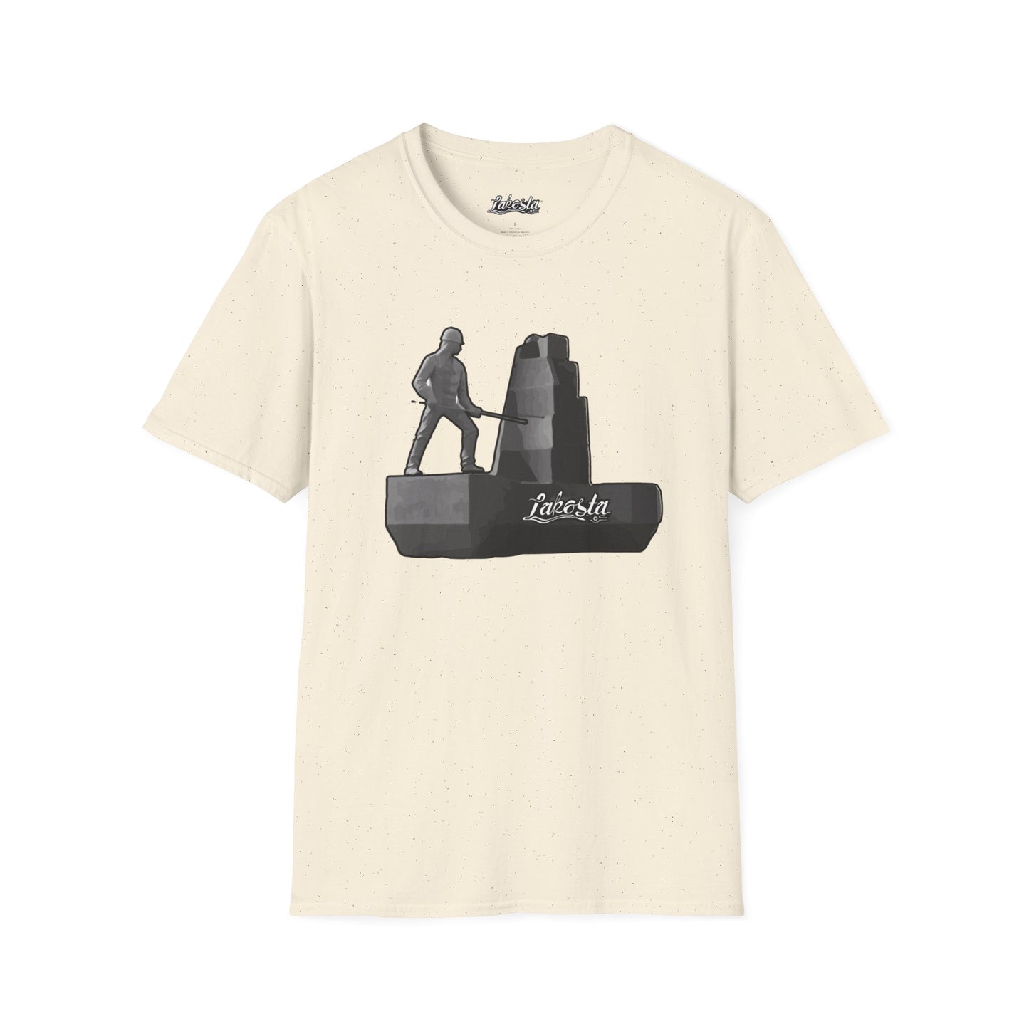 Lakosta Monument to the Miner Unisex Softstyle T-Shirt