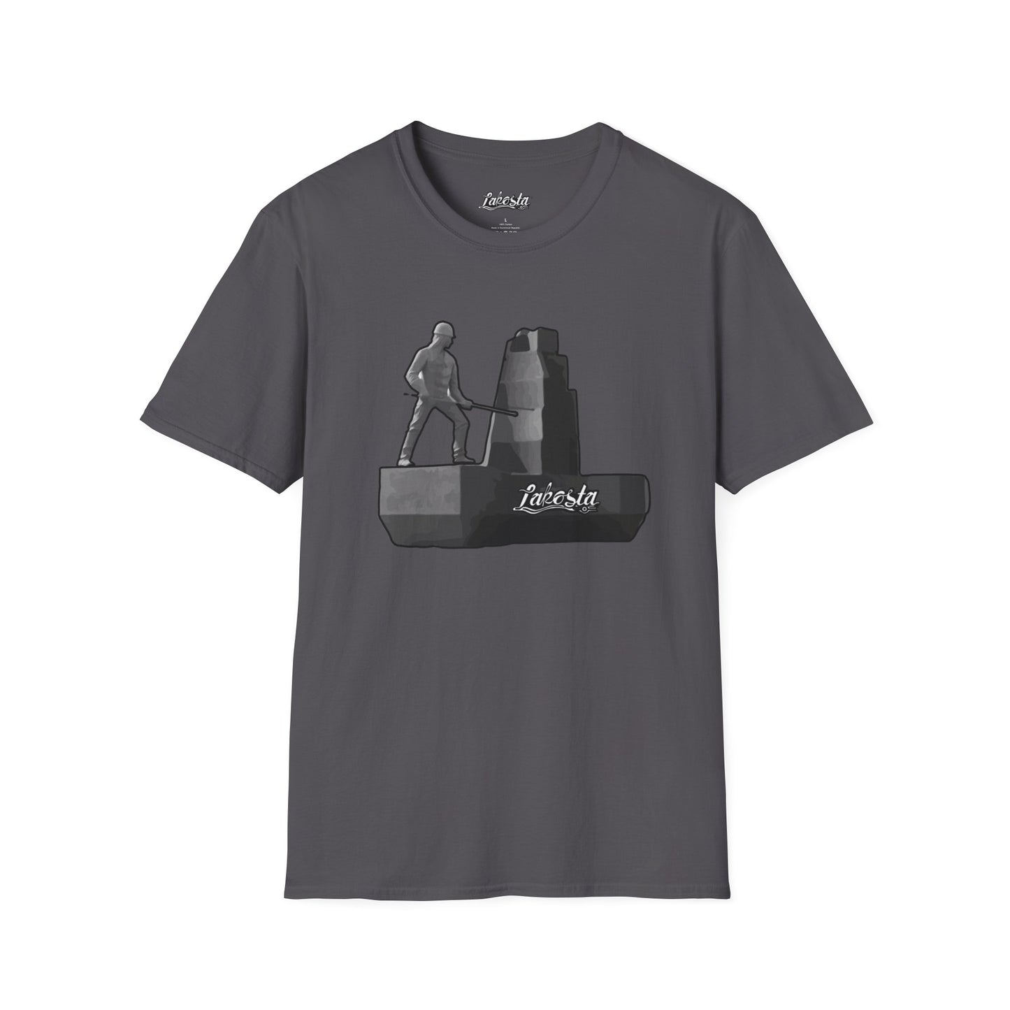 Lakosta Monument to the Miner Unisex Softstyle T-Shirt