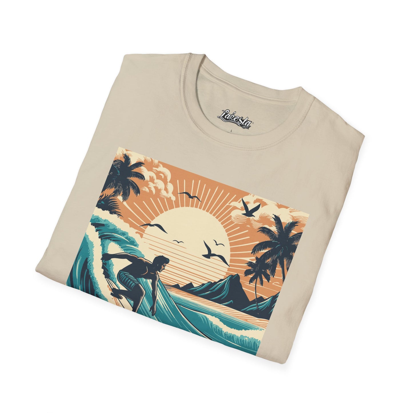 Lakosta Surf Design Unisex Softstyle T-Shirt