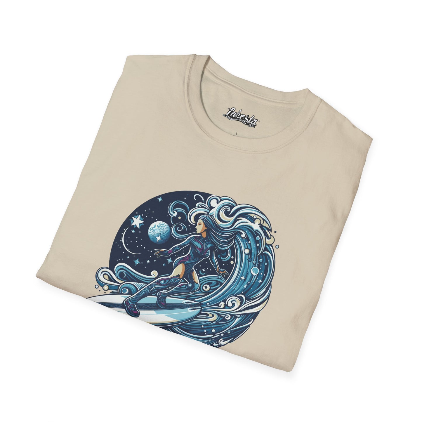 Cosmic Surfer Unisex Softstyle T-Shirt