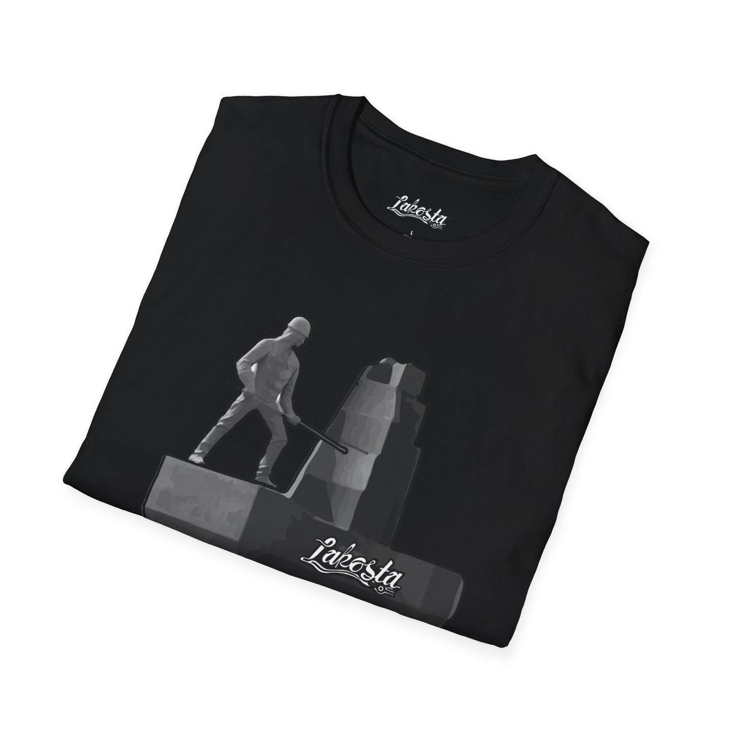 Lakosta Monument to the Miner Unisex Softstyle T-Shirt