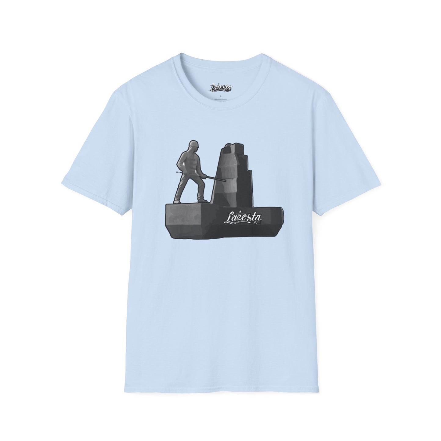 Lakosta Monument to the Miner Unisex Softstyle T-Shirt
