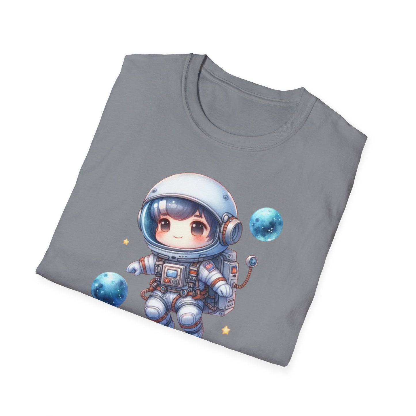 Cute Little Astronaut 2 Unisex Softstyle T-Shirt