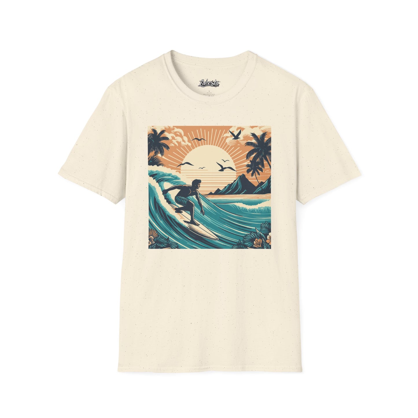 Lakosta Surf Design Unisex Softstyle T-Shirt