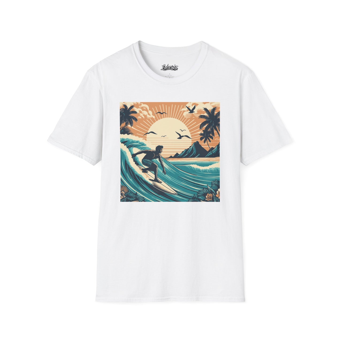 Lakosta Surf Design Unisex Softstyle T-Shirt