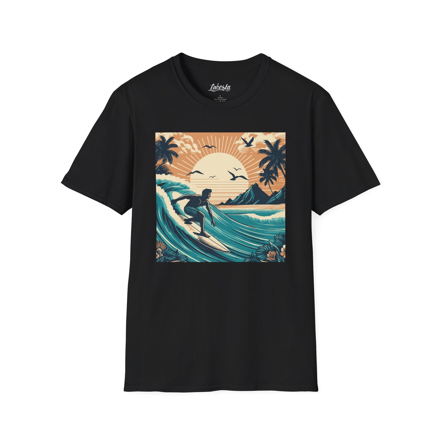 Lakosta Surf Design Unisex Softstyle T-Shirt