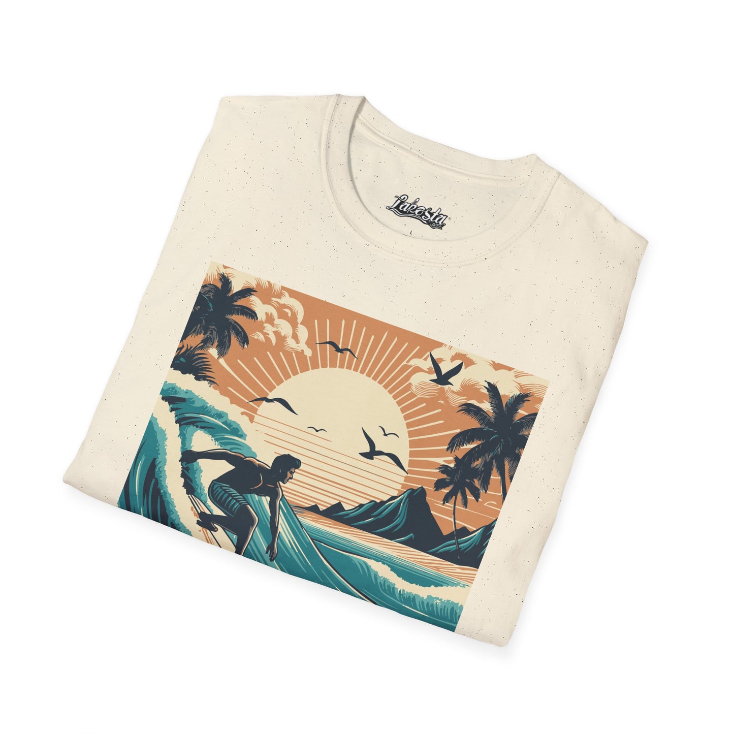 Lakosta Surf Design Unisex Softstyle T-Shirt