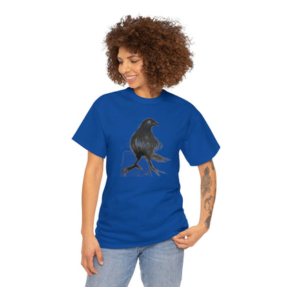 Styled Raven Crow Unisex Heavy Cotton Tee