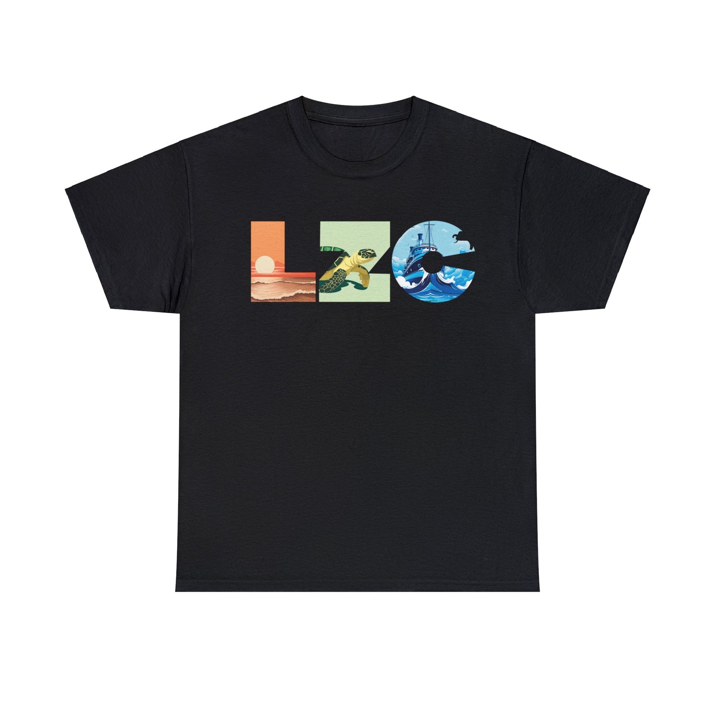 Lazaro Cardenas Lettering Unisex Heavy Cotton Tee