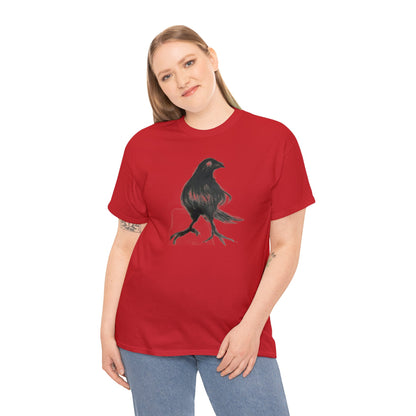 Styled Raven Crow Unisex Heavy Cotton Tee