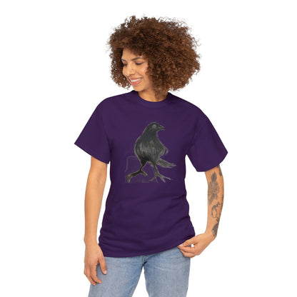 Styled Raven Crow Unisex Heavy Cotton Tee