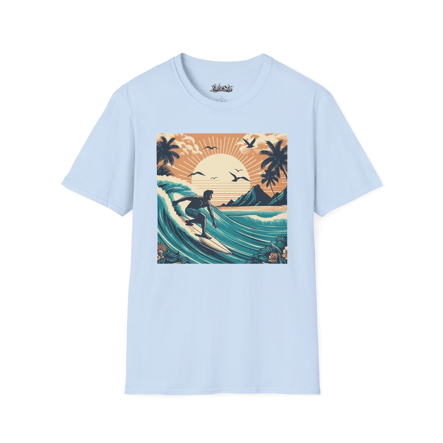 Lakosta Surf Design Unisex Softstyle T-Shirt