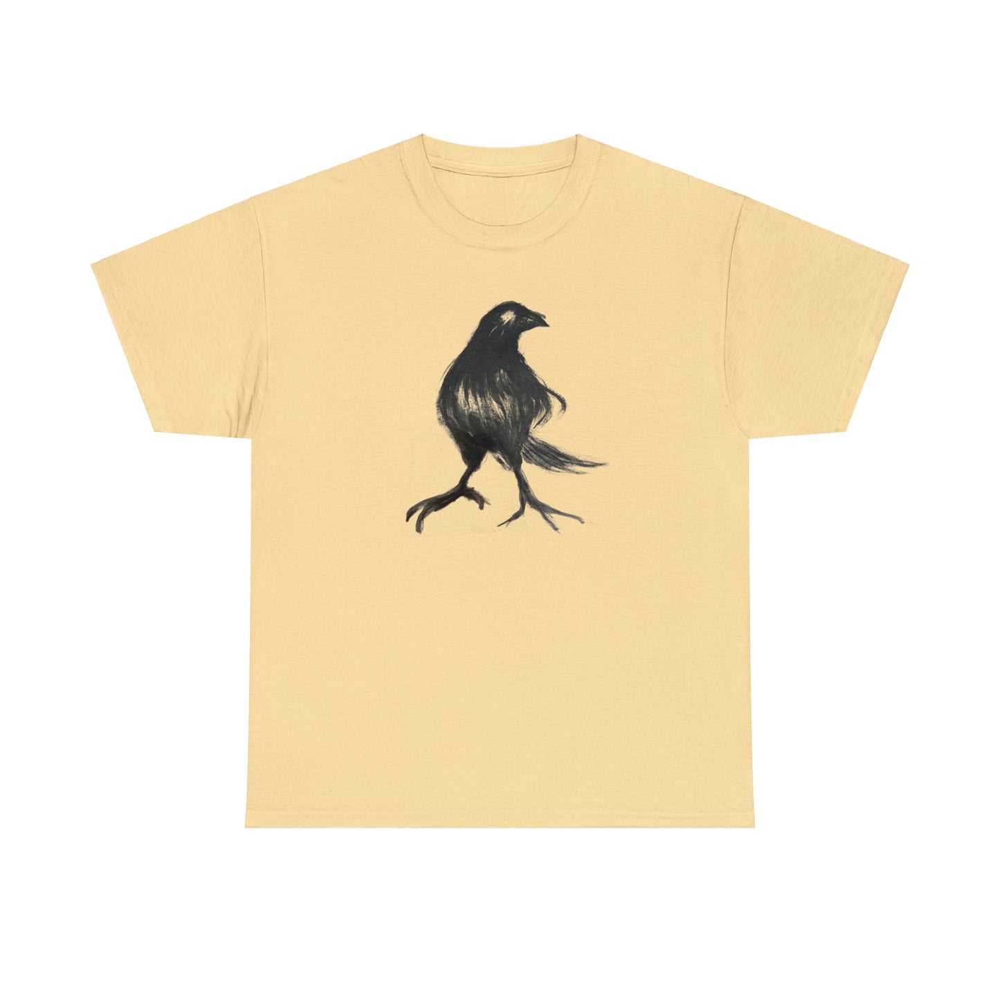 Styled Raven Crow Unisex Heavy Cotton Tee