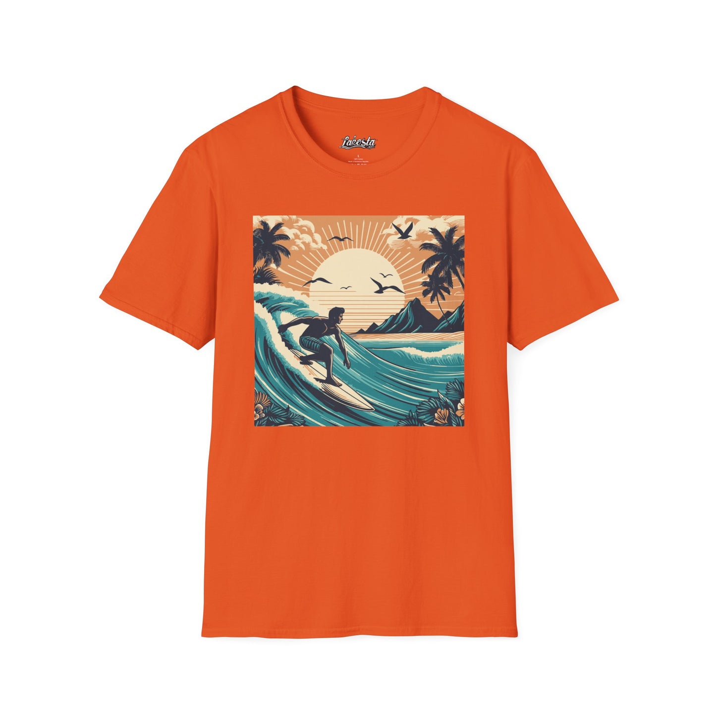 Lakosta Surf Design Unisex Softstyle T-Shirt