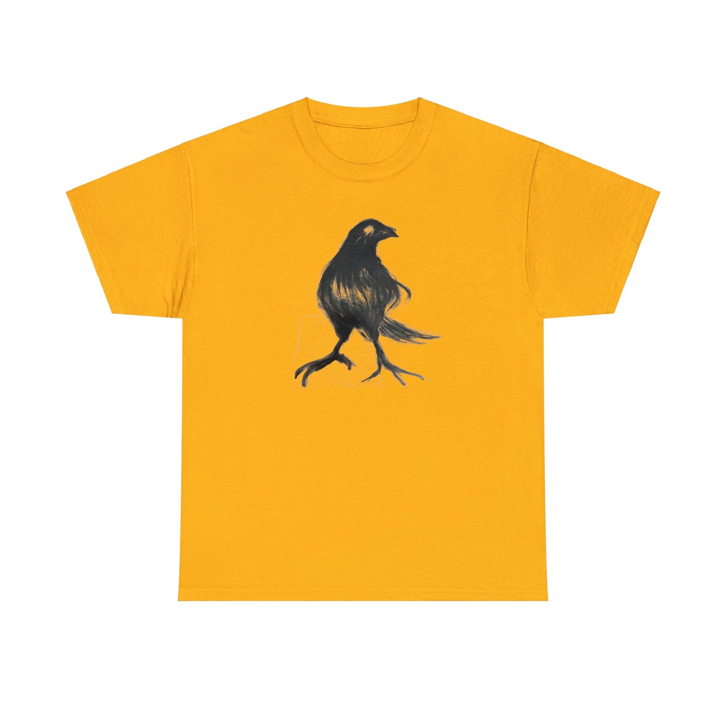 Styled Raven Crow Unisex Heavy Cotton Tee