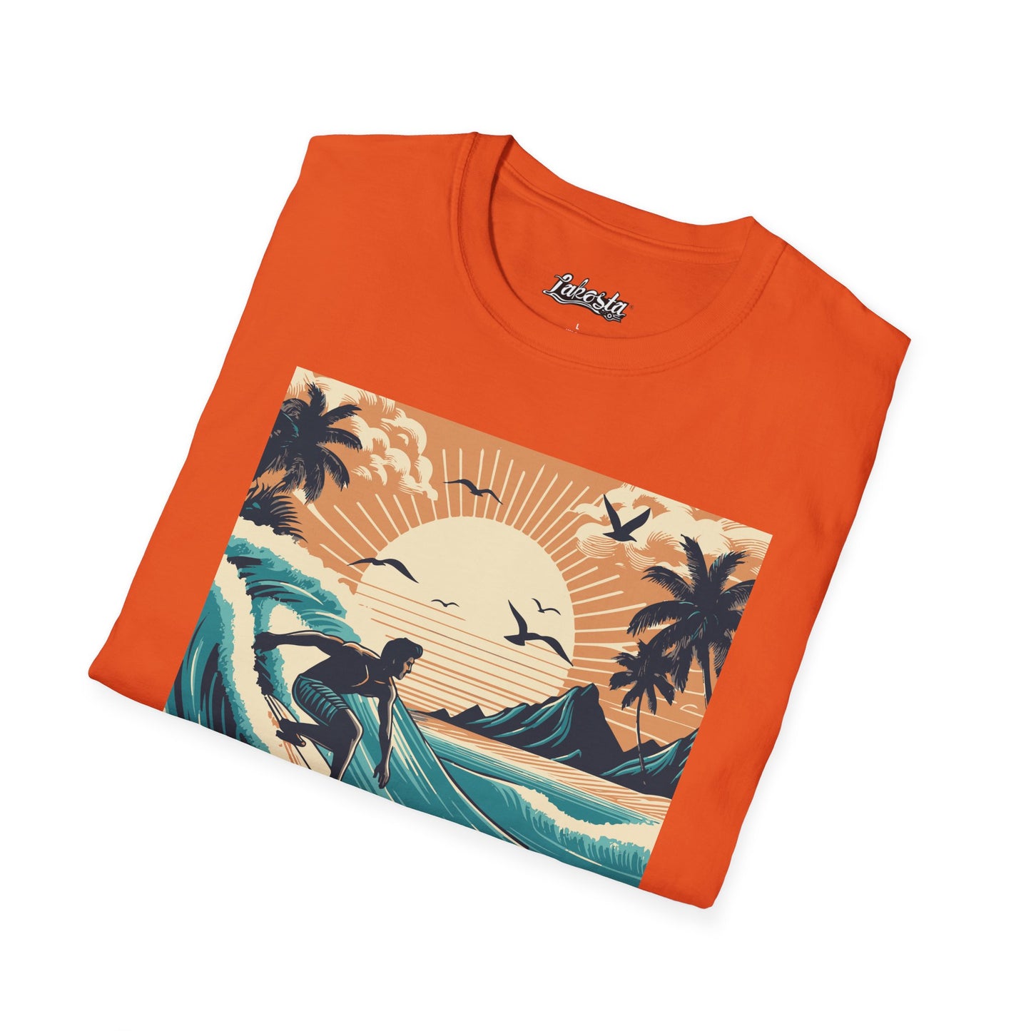 Lakosta Surf Design Unisex Softstyle T-Shirt