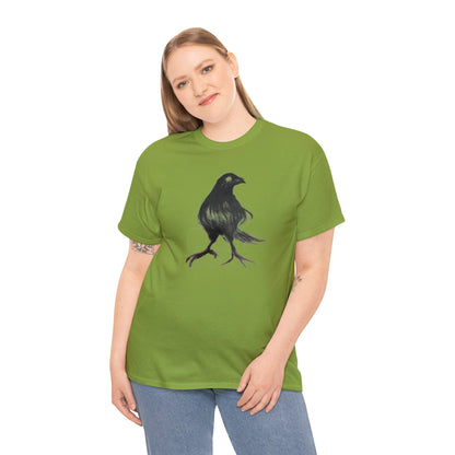 Styled Raven Crow Unisex Heavy Cotton Tee