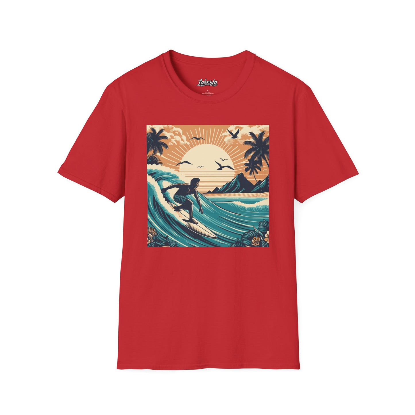 Lakosta Surf Design Unisex Softstyle T-Shirt