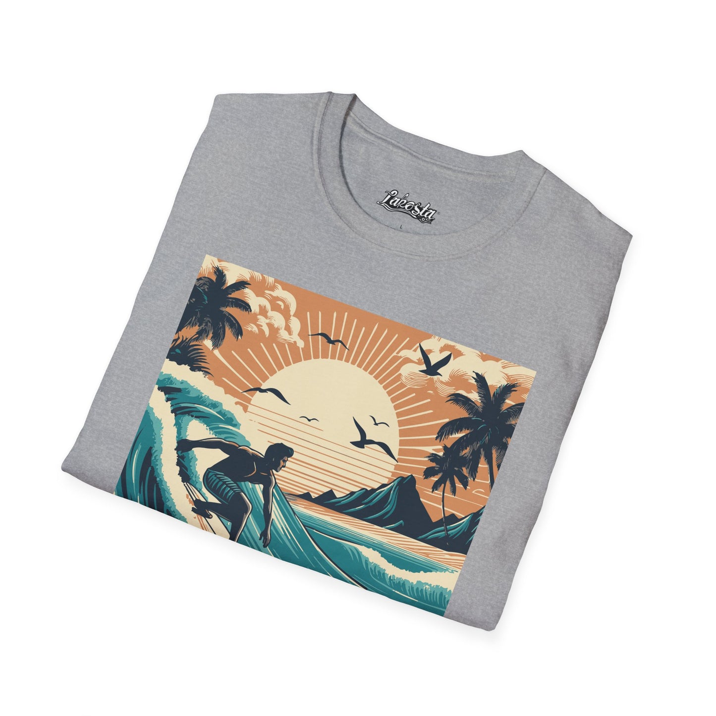 Lakosta Surf Design Unisex Softstyle T-Shirt