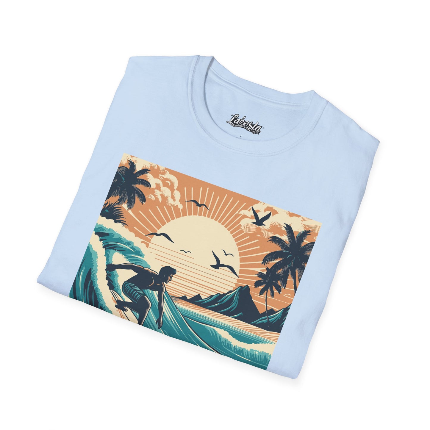 Lakosta Surf Design Unisex Softstyle T-Shirt