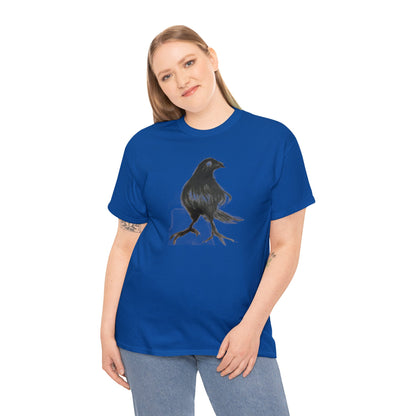 Styled Raven Crow Unisex Heavy Cotton Tee