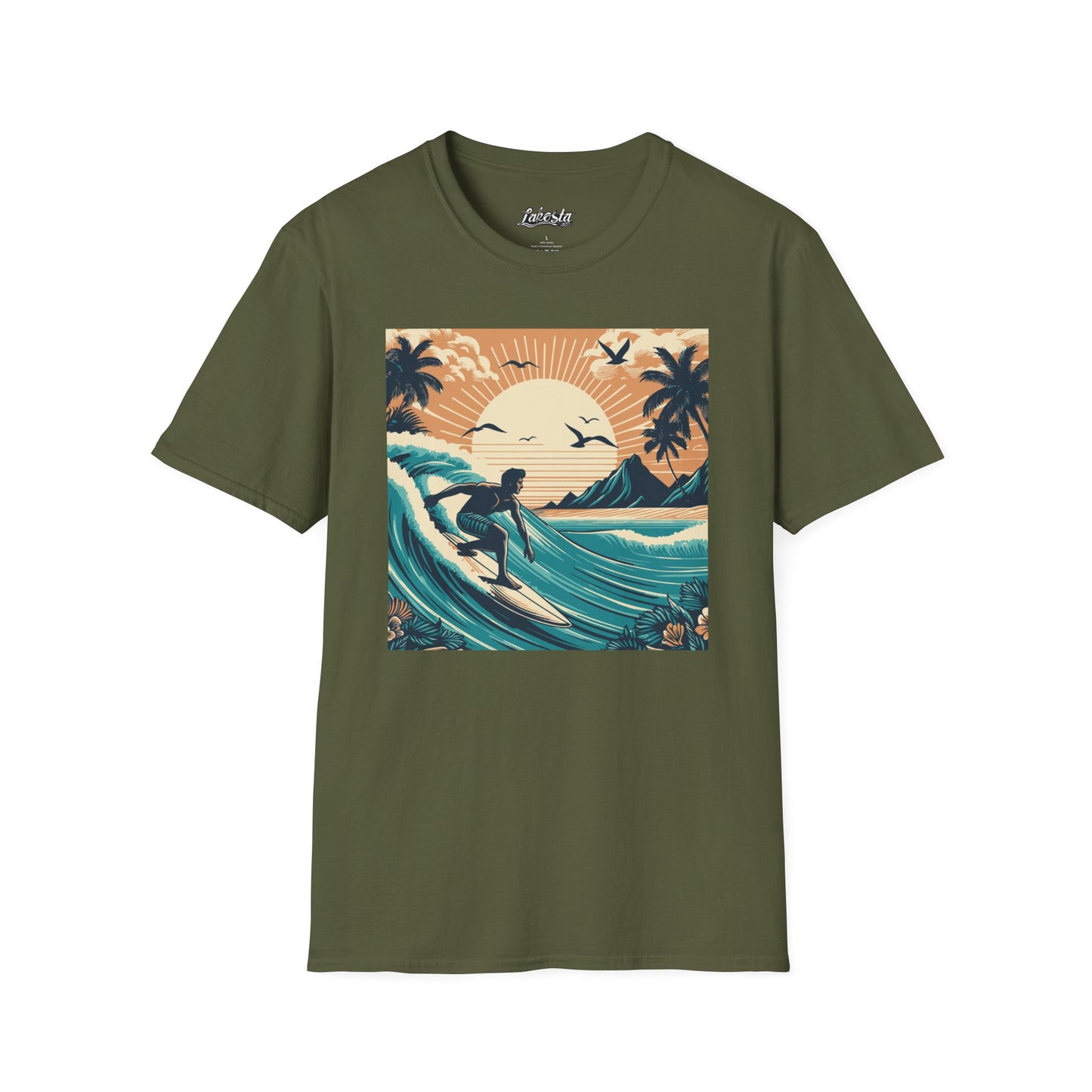 Lakosta Surf Design Unisex Softstyle T-Shirt