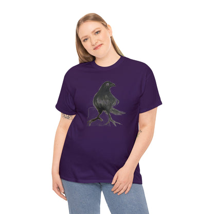 Styled Raven Crow Unisex Heavy Cotton Tee