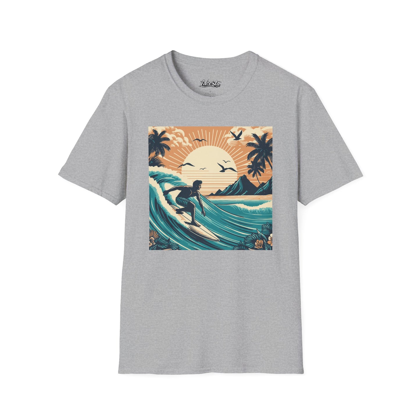 Lakosta Surf Design Unisex Softstyle T-Shirt