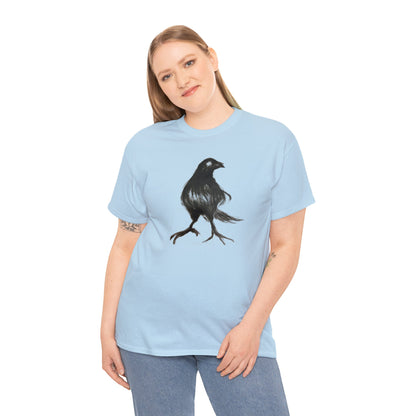 Styled Raven Crow Unisex Heavy Cotton Tee