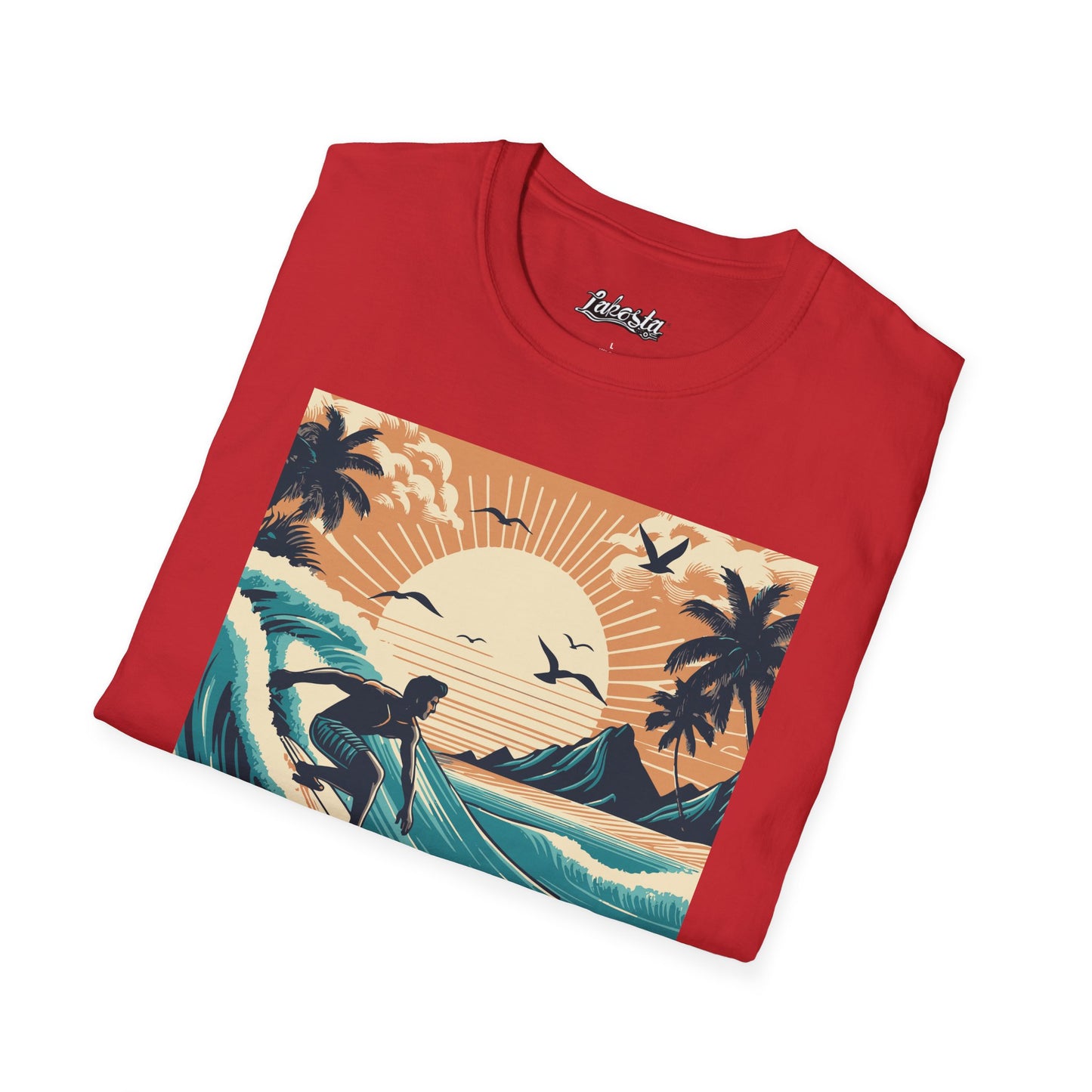 Lakosta Surf Design Unisex Softstyle T-Shirt