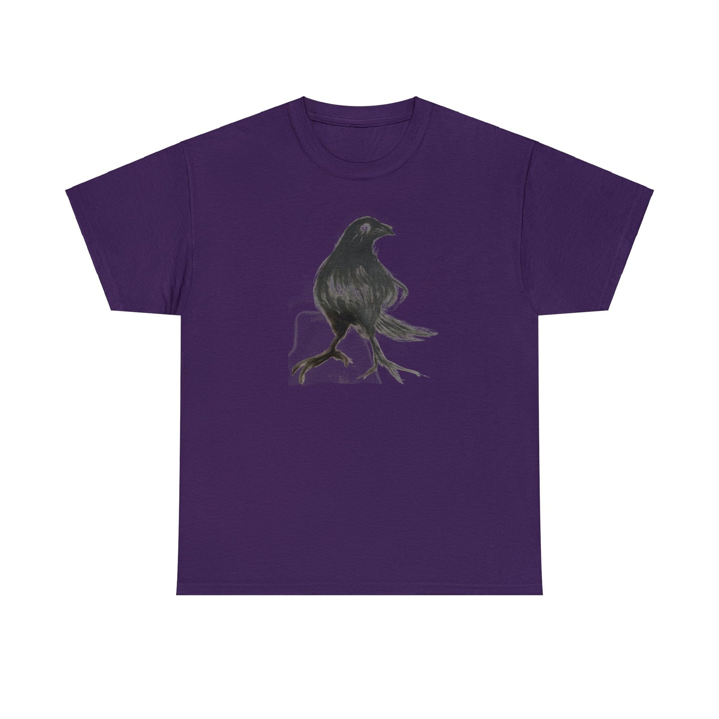 Styled Raven Crow Unisex Heavy Cotton Tee